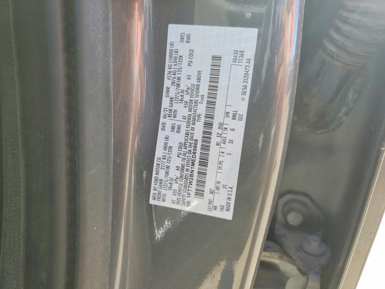 2021 Ford F250 Super Duty