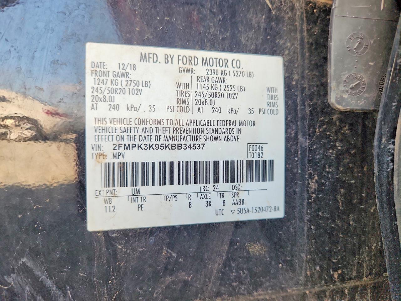 2019 Ford Edge Titanium