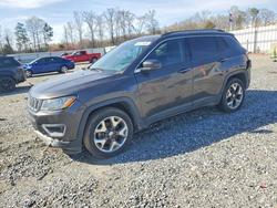 Jeep salvage cars for sale: 2020 Jeep Compass Limited