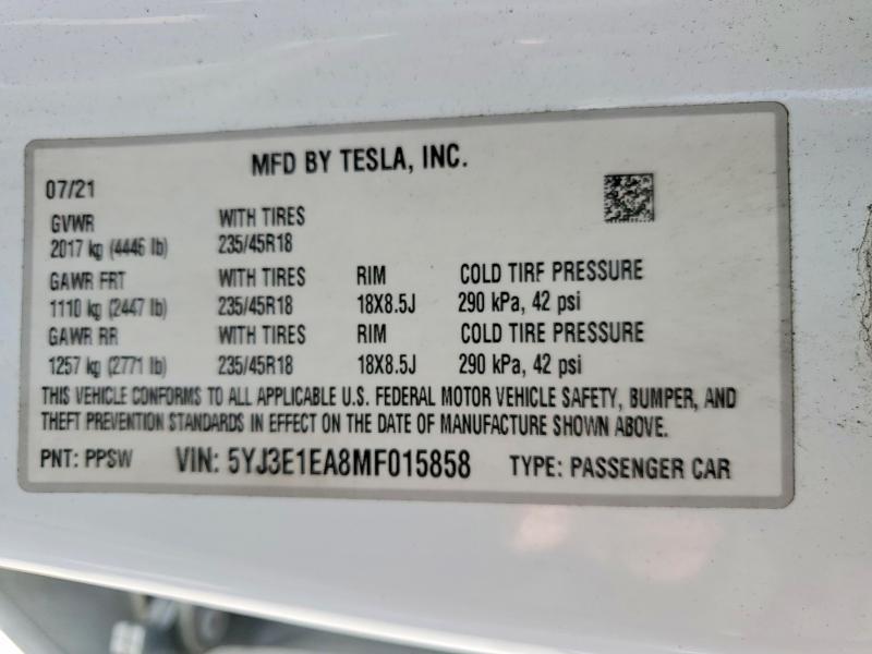 2021 Tesla Model 3