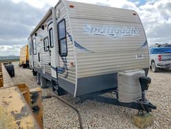 Salvage trucks for sale at Taylor, TX auction: 2013 Keystone Springdale Camper