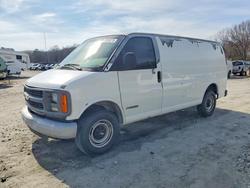 Salvage trucks for sale at Spartanburg, SC auction: 2002 Chev Rolet Express 2500 Cargo Utility / Service Van
