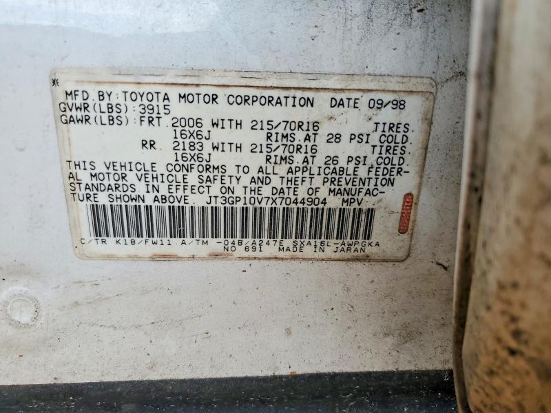 1999 Toyota Rav4 Base
