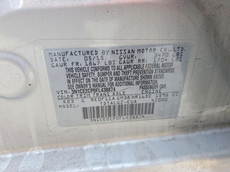 2015 Nissan Versa Note sr