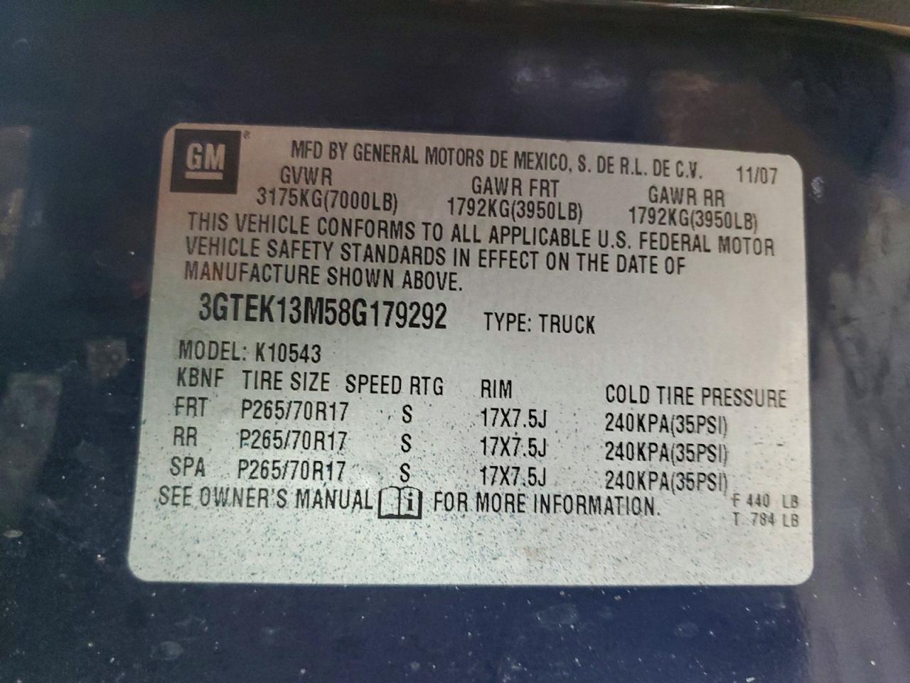 2008 GMC Sierra K1500