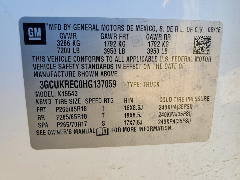 2017 Chevrolet Silverado K1500 LT