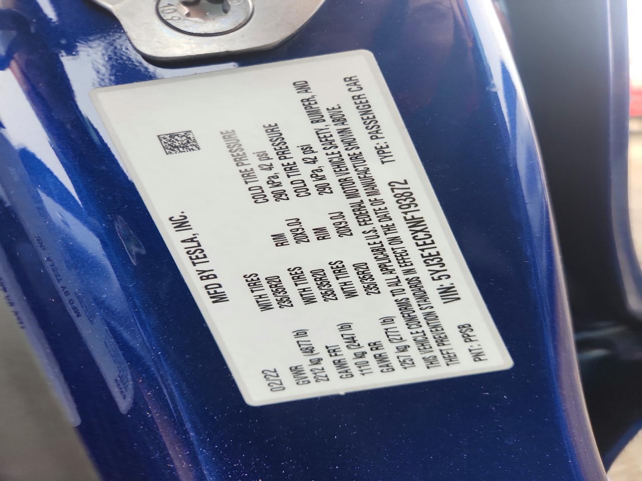 2022 Tesla Model 3