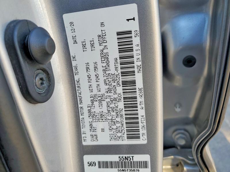 2021 Toyota Tacoma SR5 V6