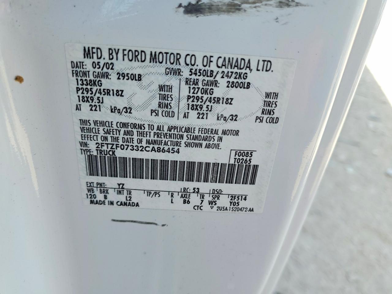 2002 Ford F150 SVT Lightning