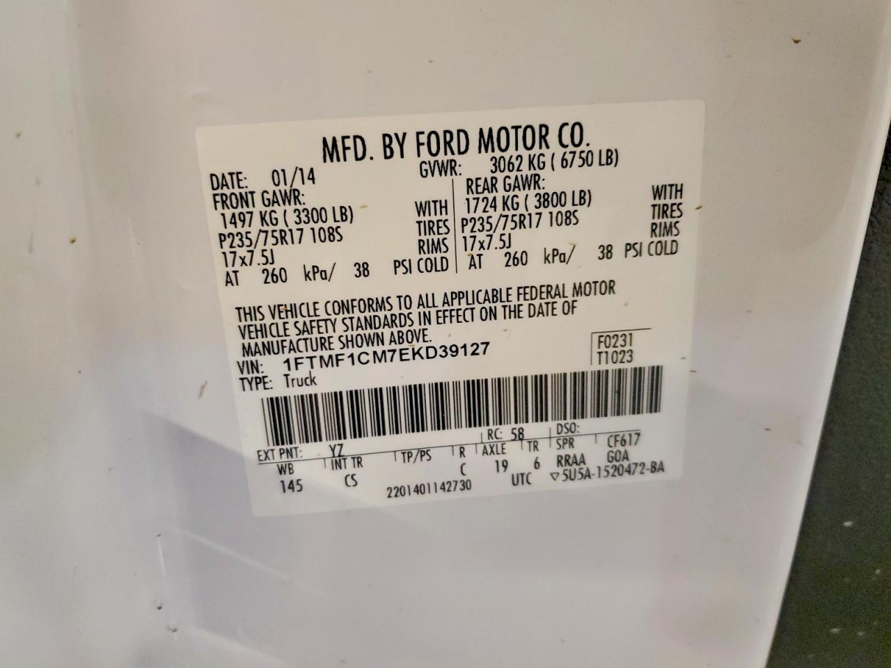 2014 Ford F150