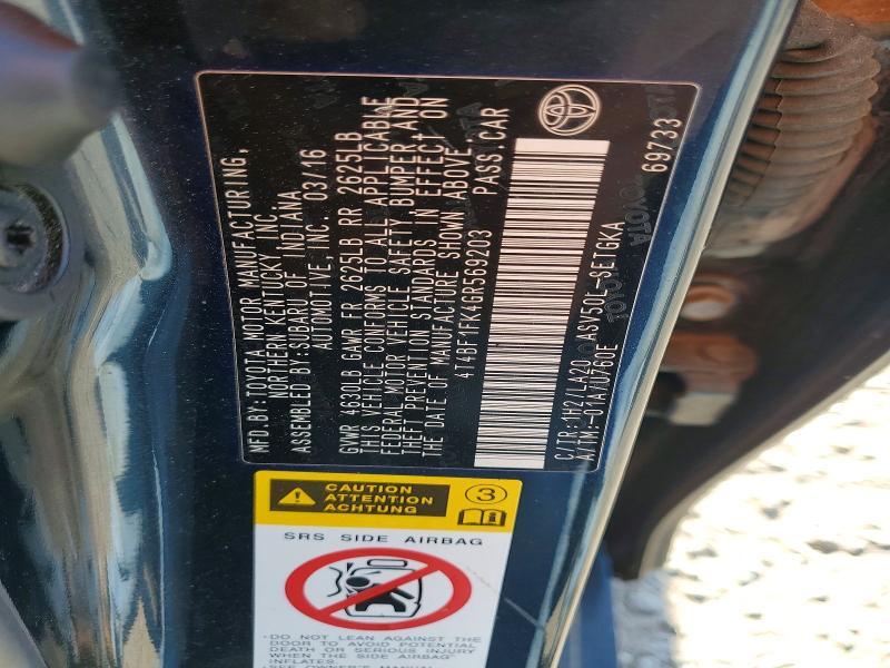 2016 Toyota Camry xle