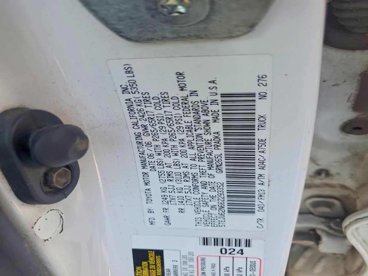 2006 Toyota Tacoma Prerunner V6