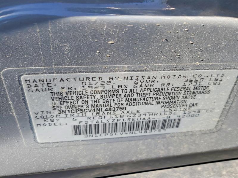 2022 Nissan Kicks sv