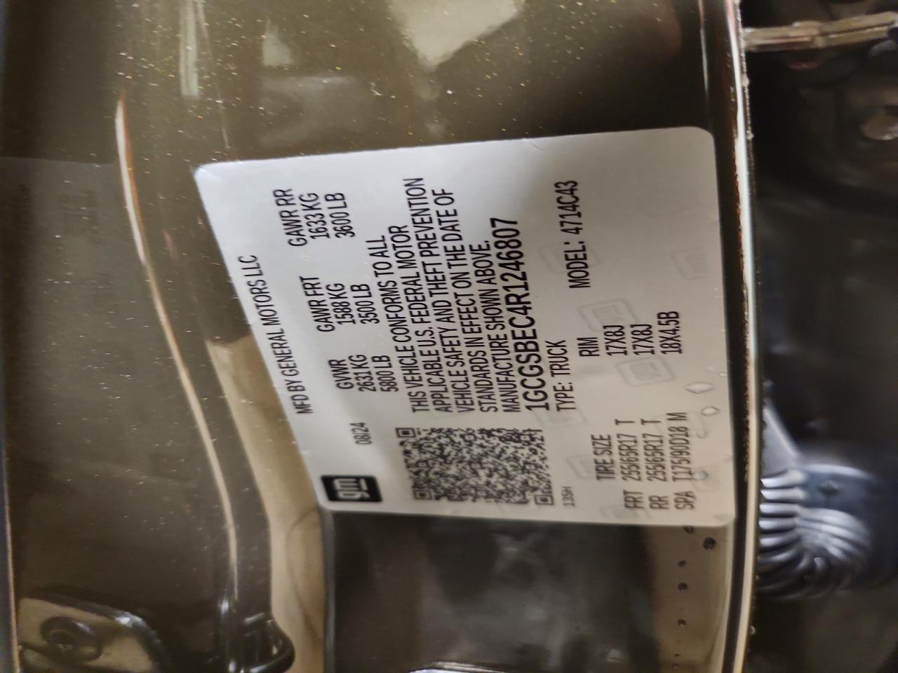 2024 Chev Colorado