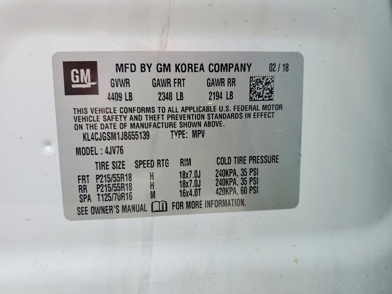 2018 Buick Encore Essence