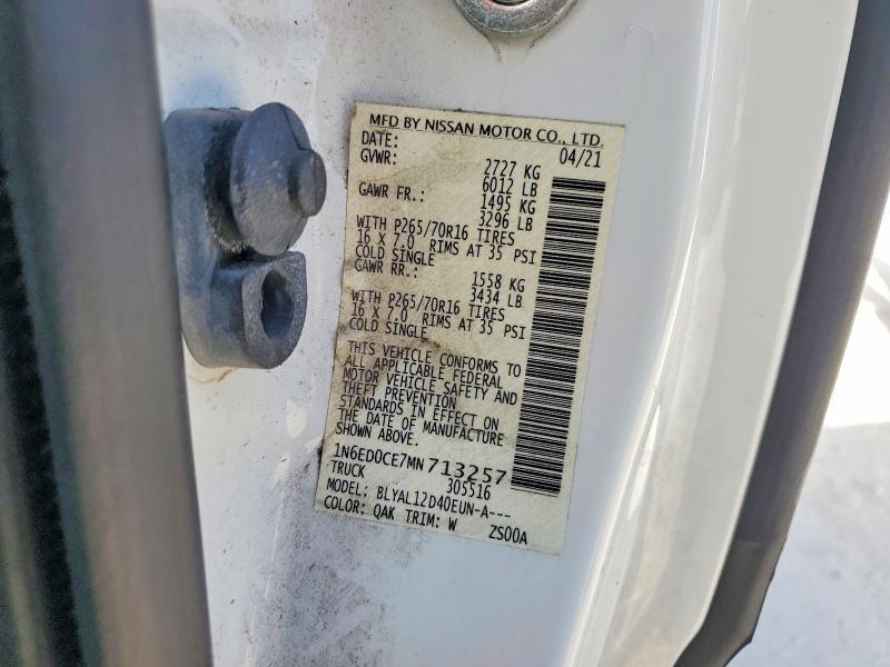 2021 Nissan Frontier s