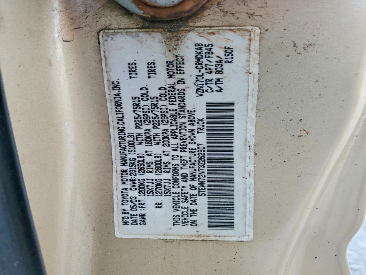 2003 Toyota Tacoma V6