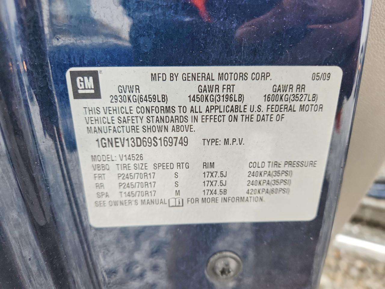 2009 Chevrolet Traverse ls