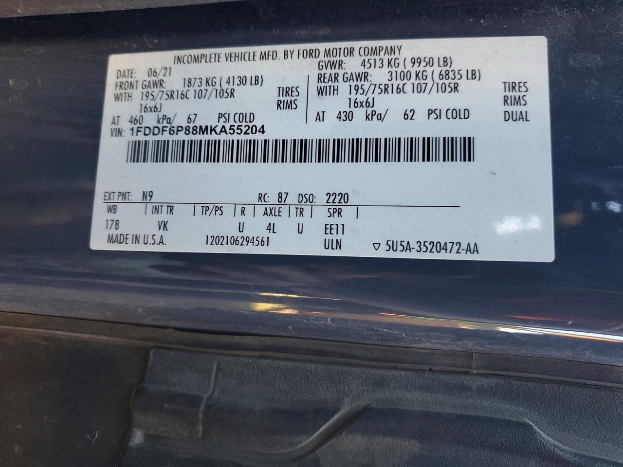 2021 Ford Transit T-350 HD
