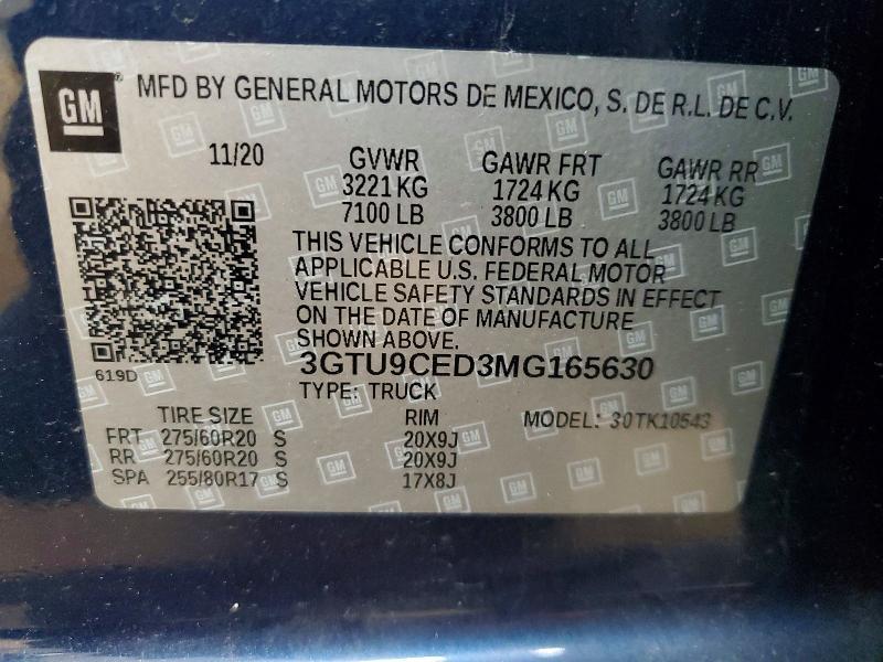 2021 GMC Sierra K1500 Elevation