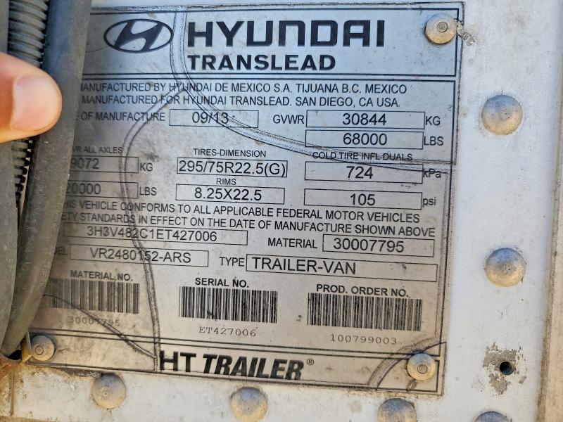 2014 F9w5 Refrigerated Trailer-Refrigerated Van Trailer