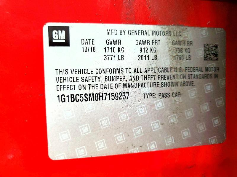 2017 Chevrolet Cruze ls