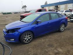 Ford salvage cars for sale: 2015 Ford Focus se