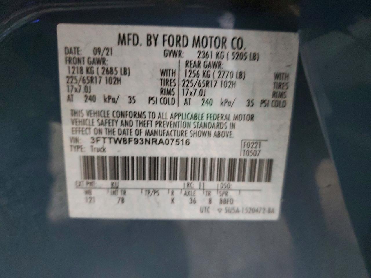 2022 Ford Maverick XL
