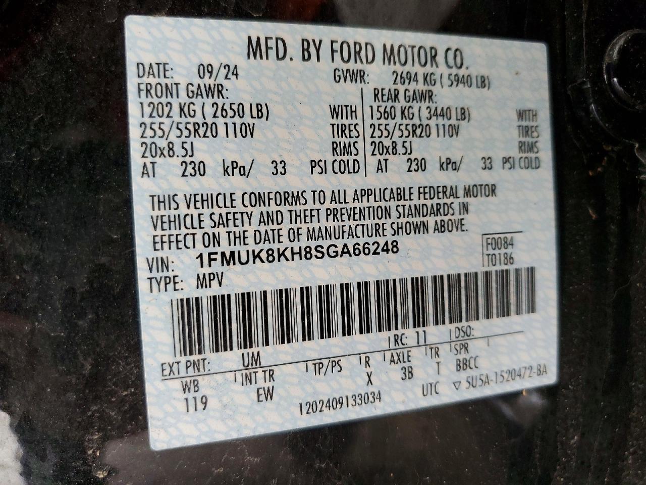 2025 Ford Explorer St-line