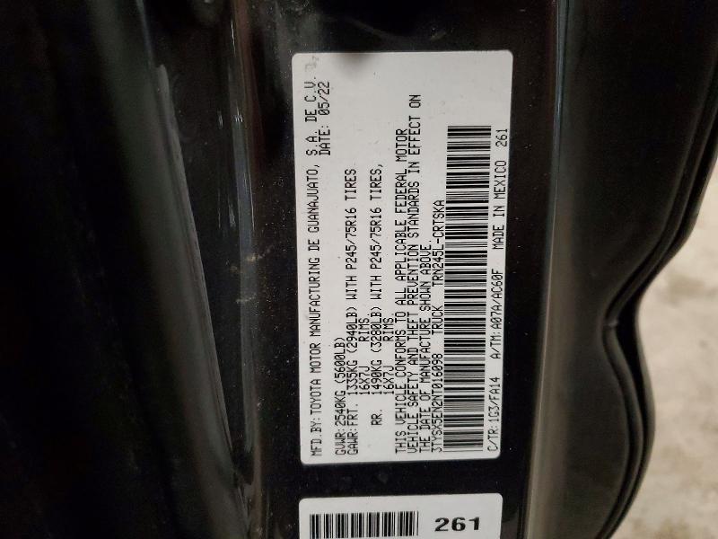 2022 Toyota Tacoma SR