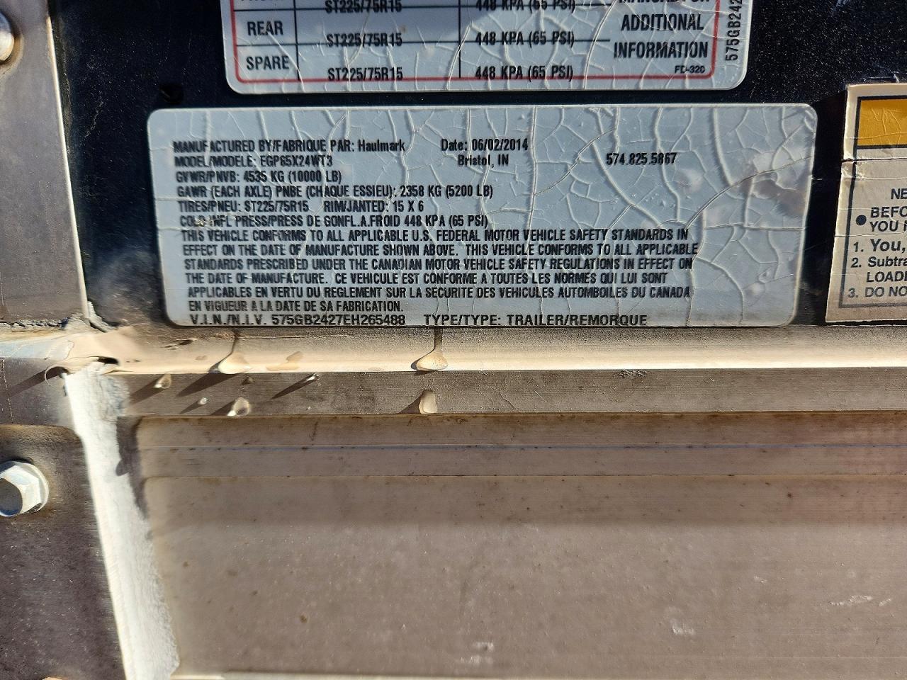 2014 Haulmark Enclosed Cargo Trailer