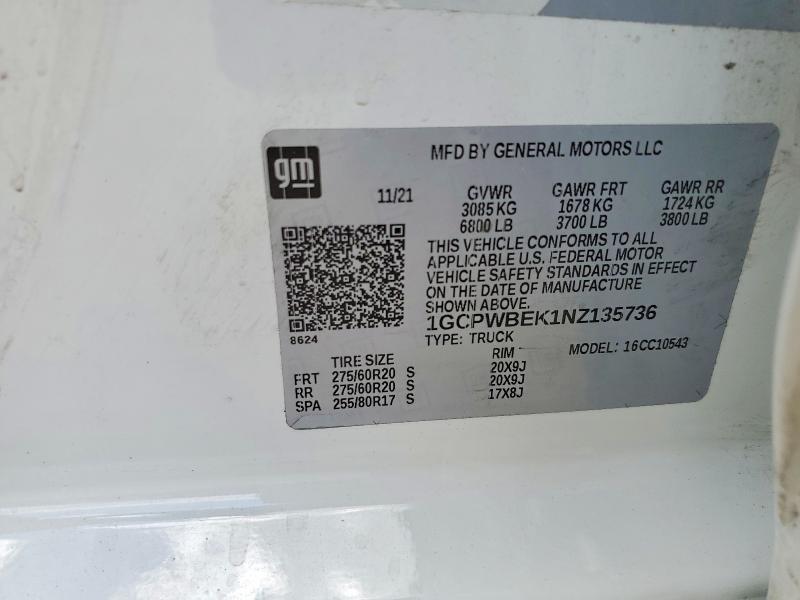 2022 Chevrolet Silverado LTD C1500 Custom