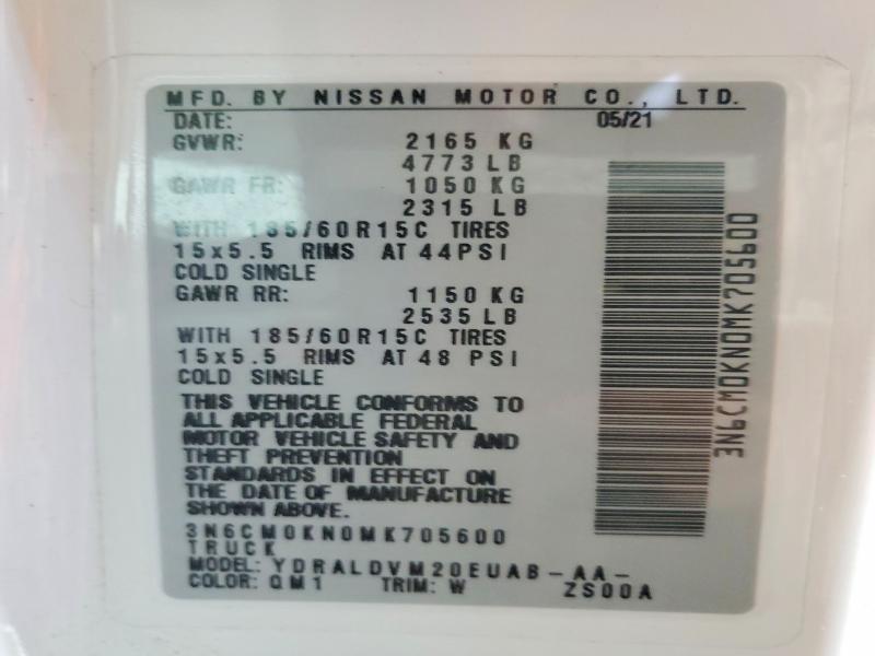 2021 Nissan NV200 Delivery Van