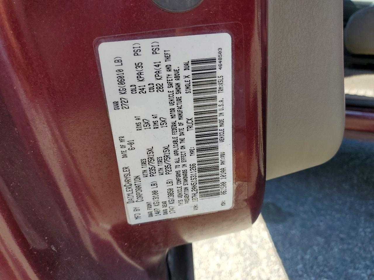 2001 Dodge Dakota