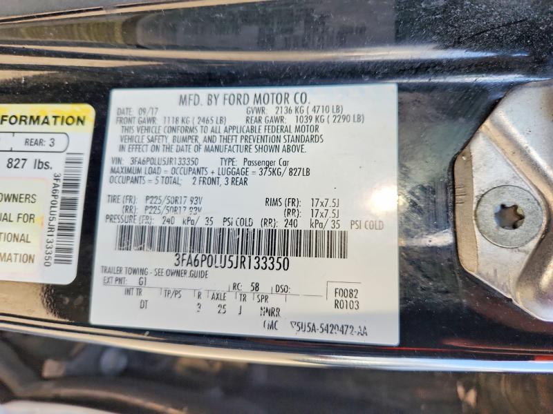 2018 Ford Fusion se Hybrid