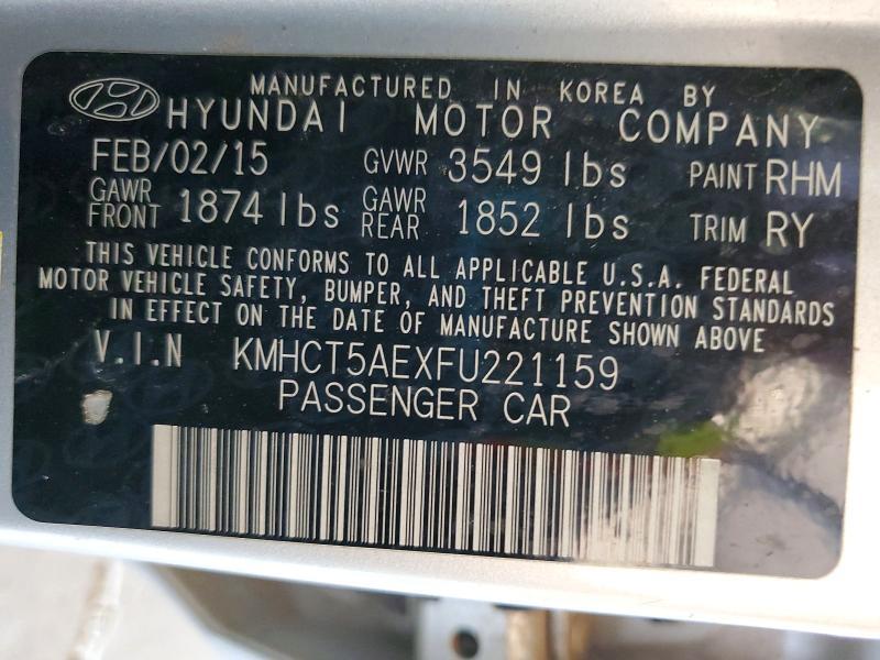 2015 Hyundai Accent gs