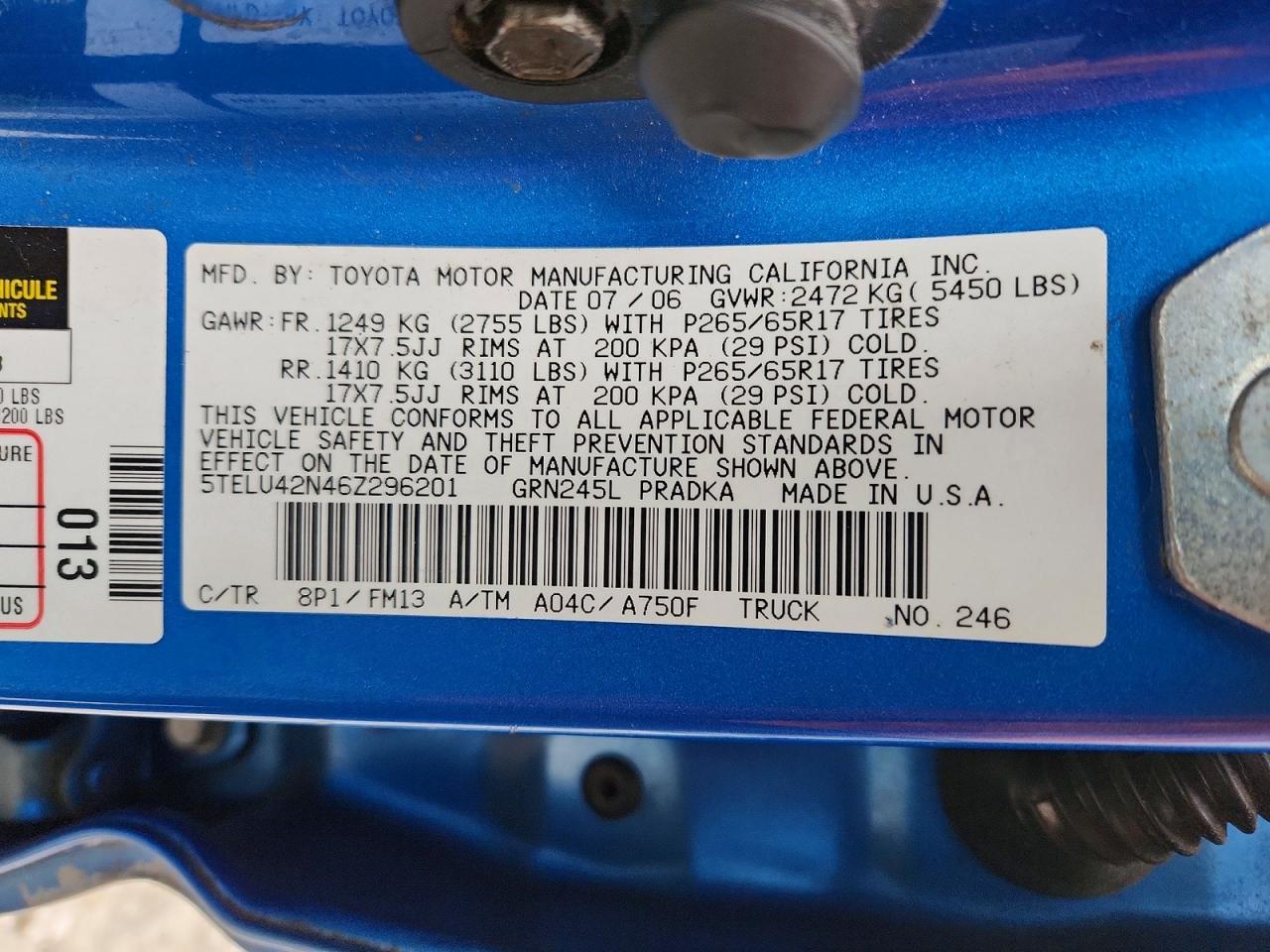 2006 Toyota Tacoma V6