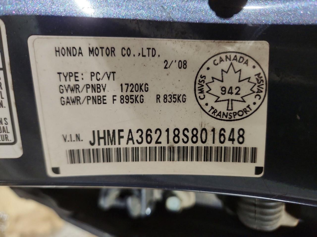 2008 Honda Civic Hybrid