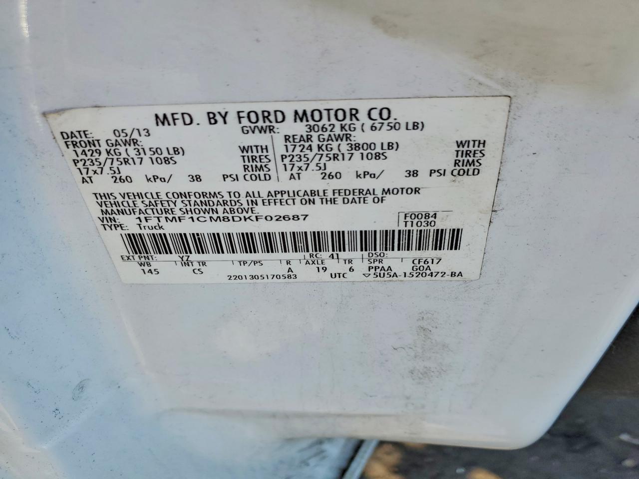 2013 Ford F150