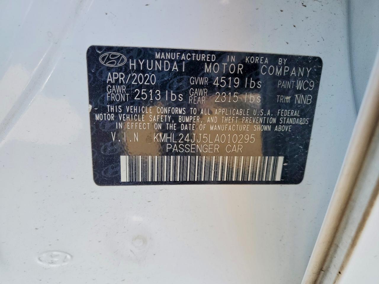 2020 Hyundai Sonata
