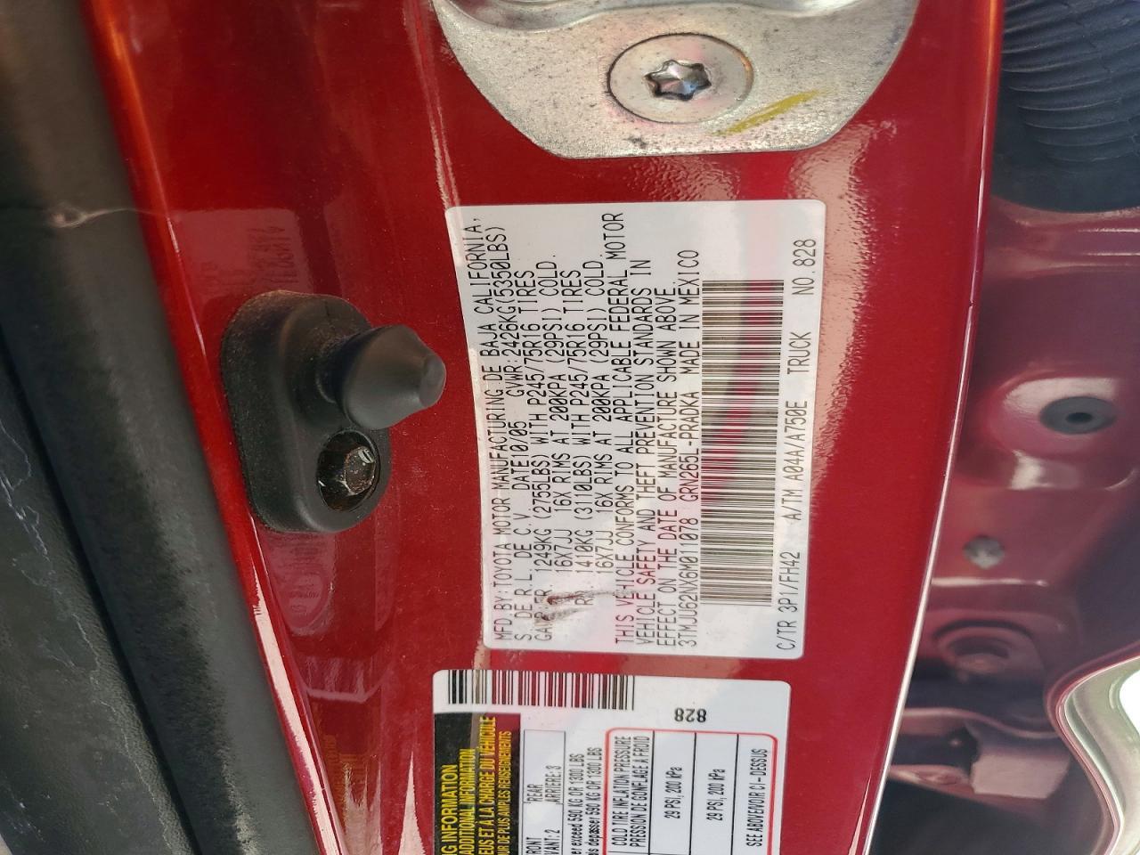 2006 Toyota Tacoma Prerunner V6