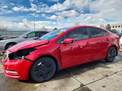 KIA salvage cars for sale: 2016 KIA Forte lx