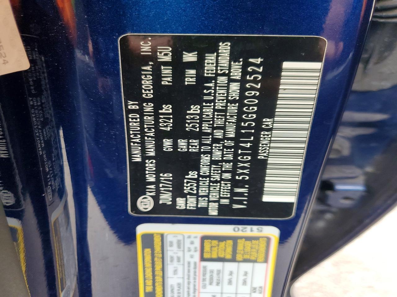 2016 KIA Optima lx Turbo