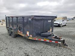 Salvage trucks for sale at Lumberton, NC auction: 2023 Big Tex 14LP-16BK6-P4 Dump Trailer