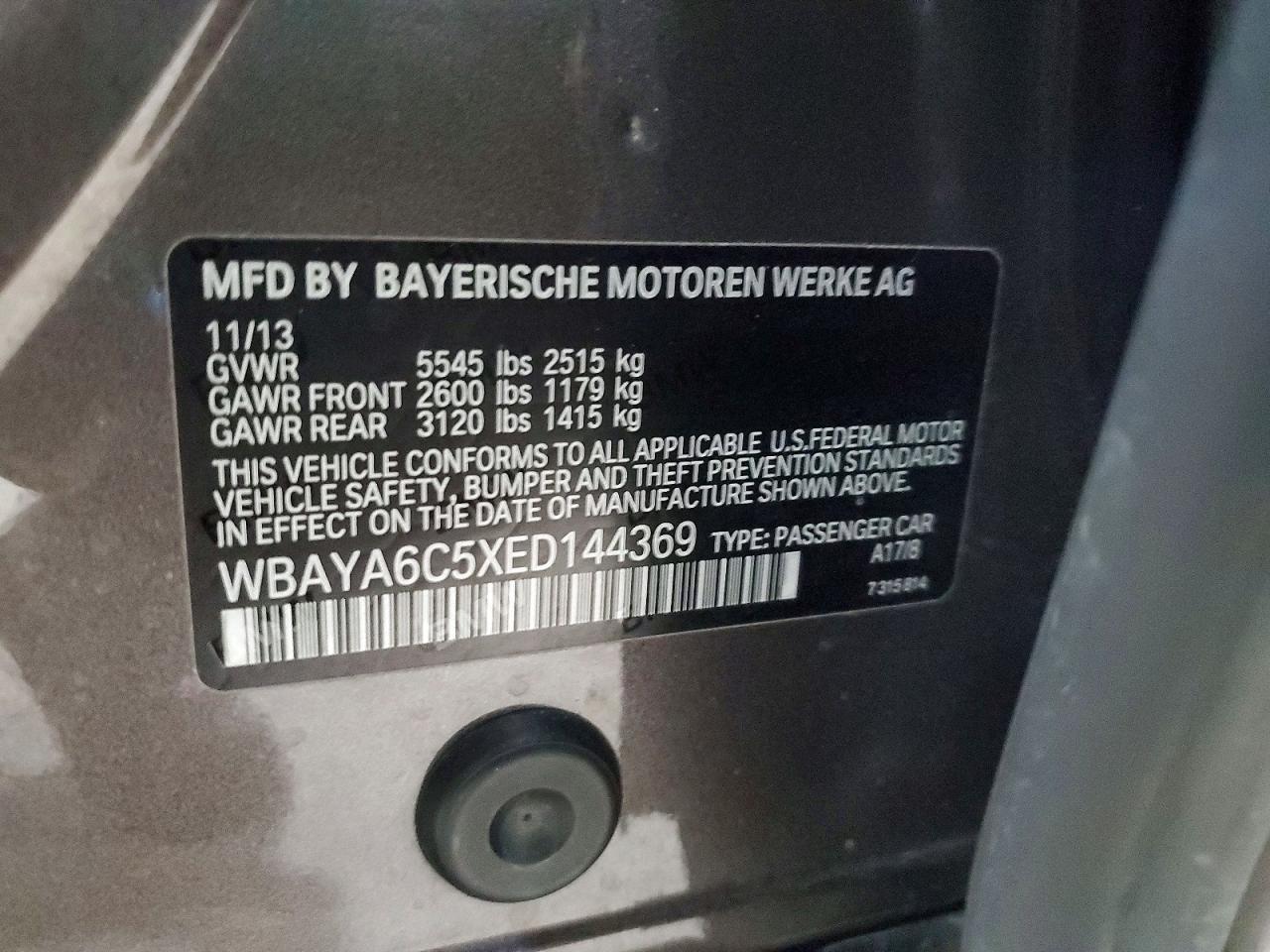 2014 BMW 740 i