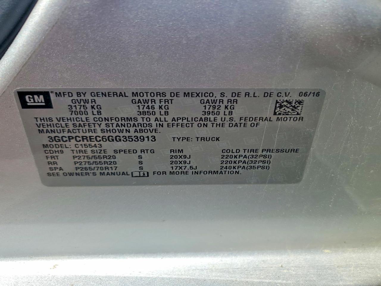 2016 Chevrolet Silverado C1500 LT