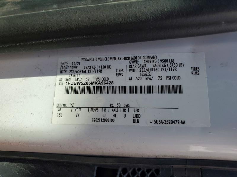 2021 Ford Transit Delivery Truck