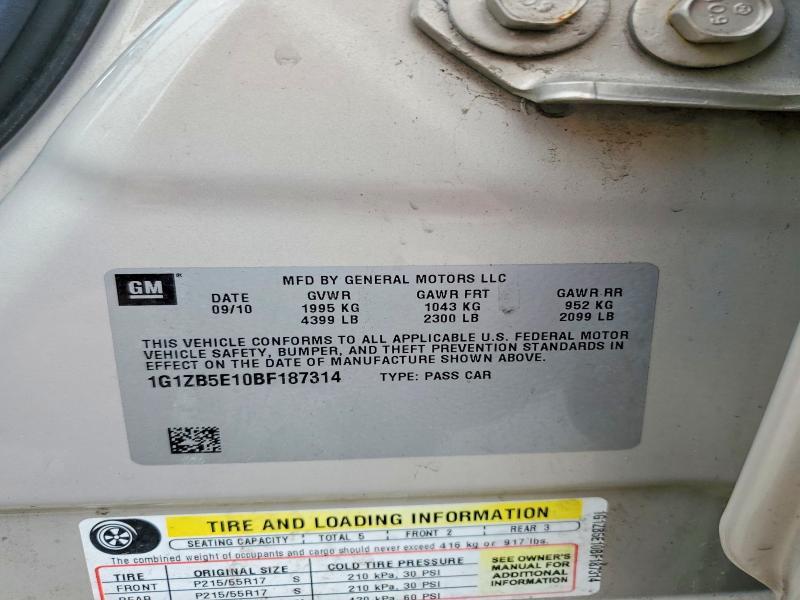 2011 Chevrolet Malibu ls