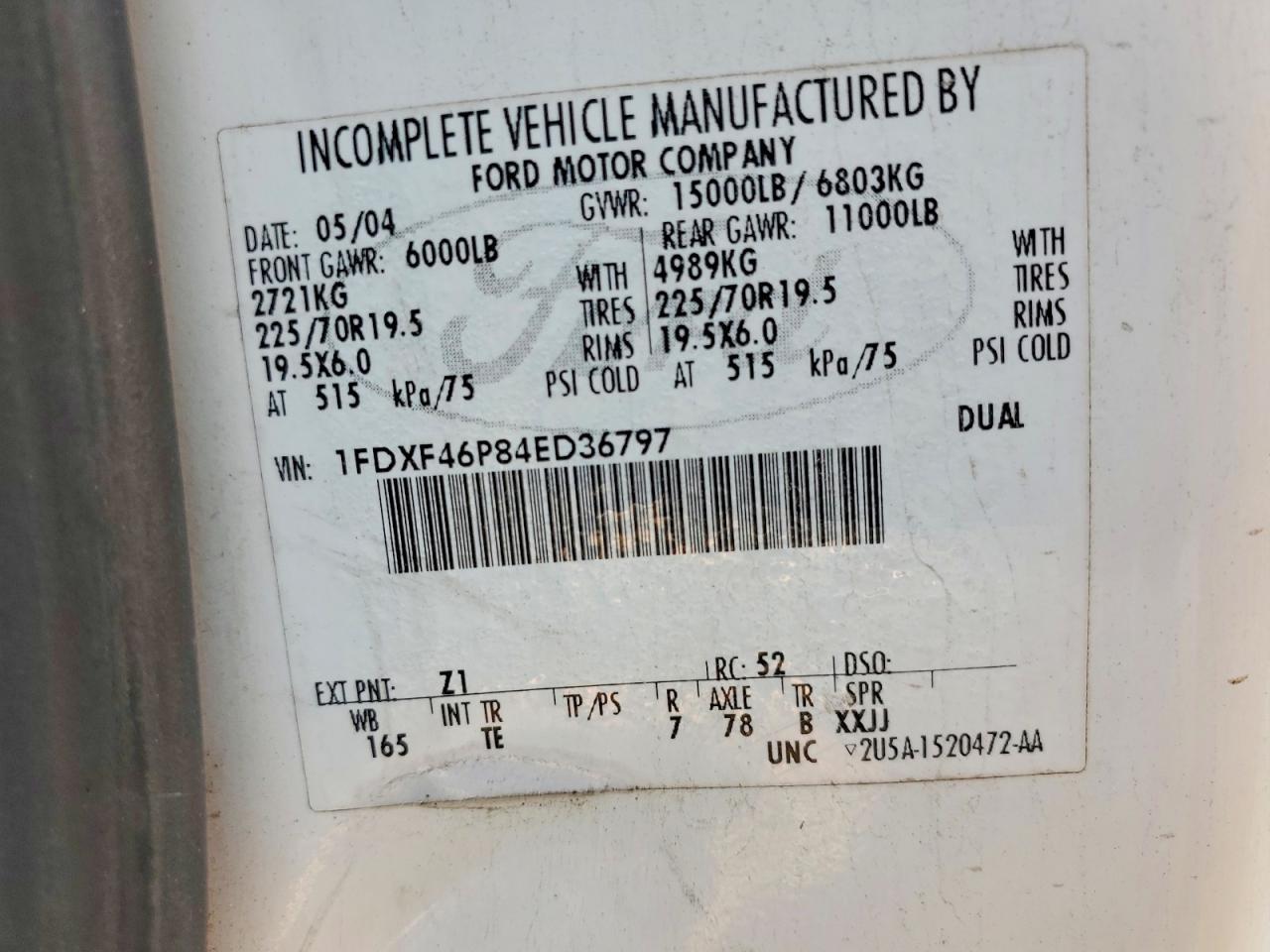 2004 Ford 2022 Ford Utility / Service Truck