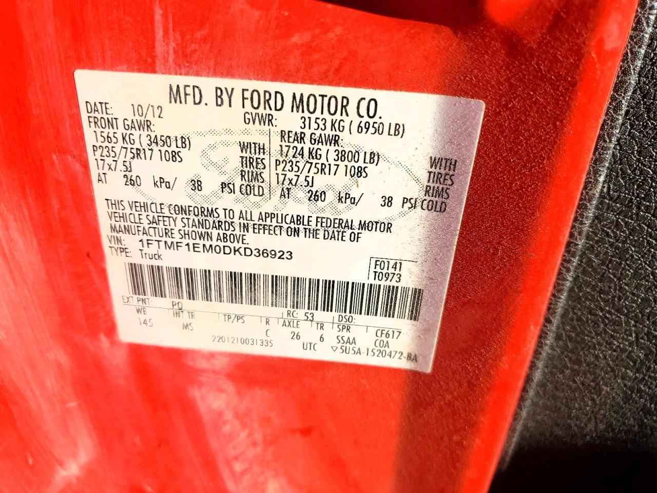2013 Ford F150